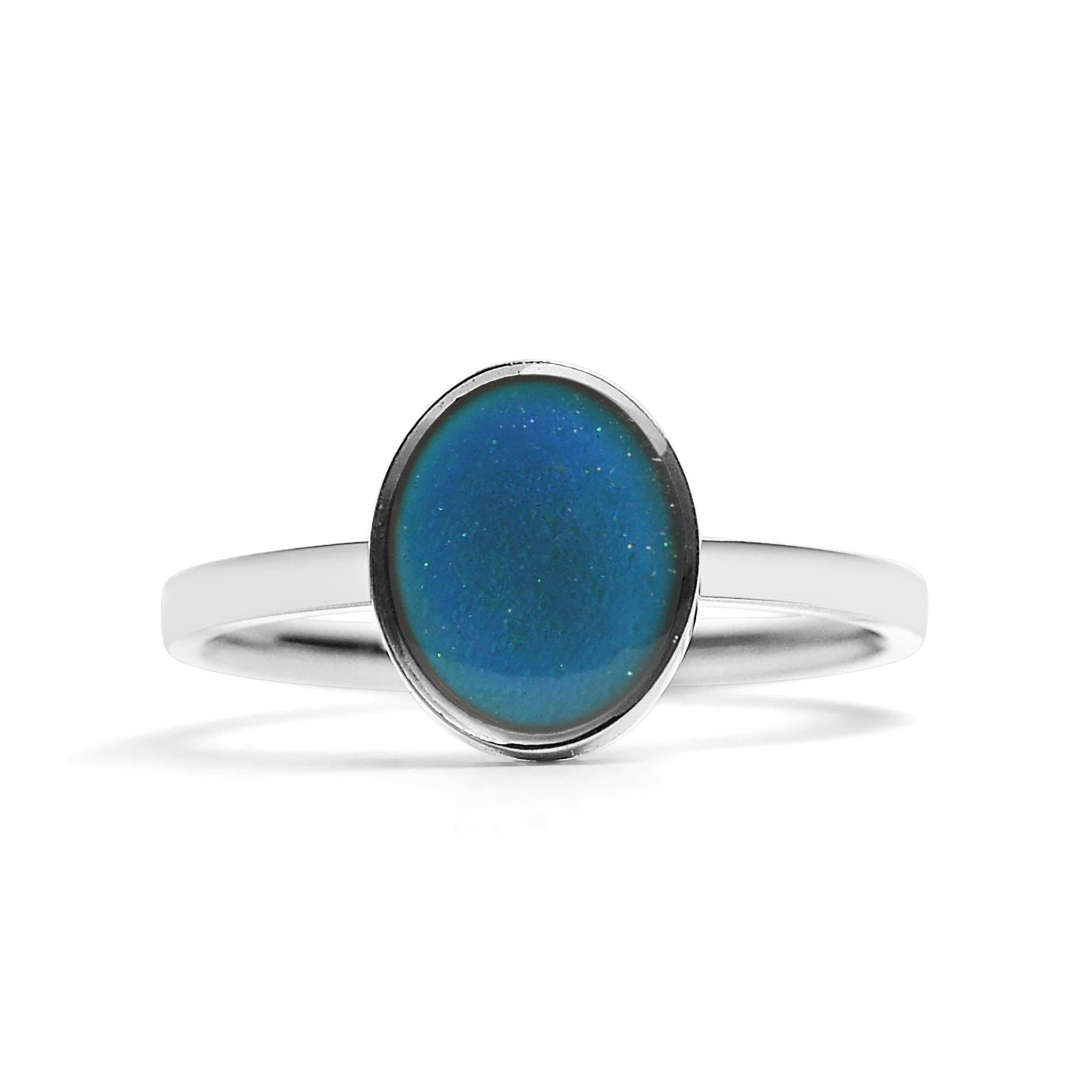 Anillo de humor de acero inoxidable: 7