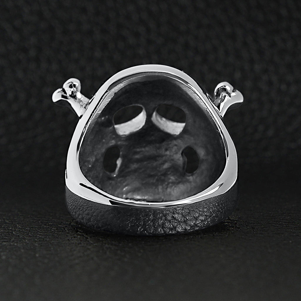 Anillo de acero inoxidable con calavera y tibias cruzadas: 8