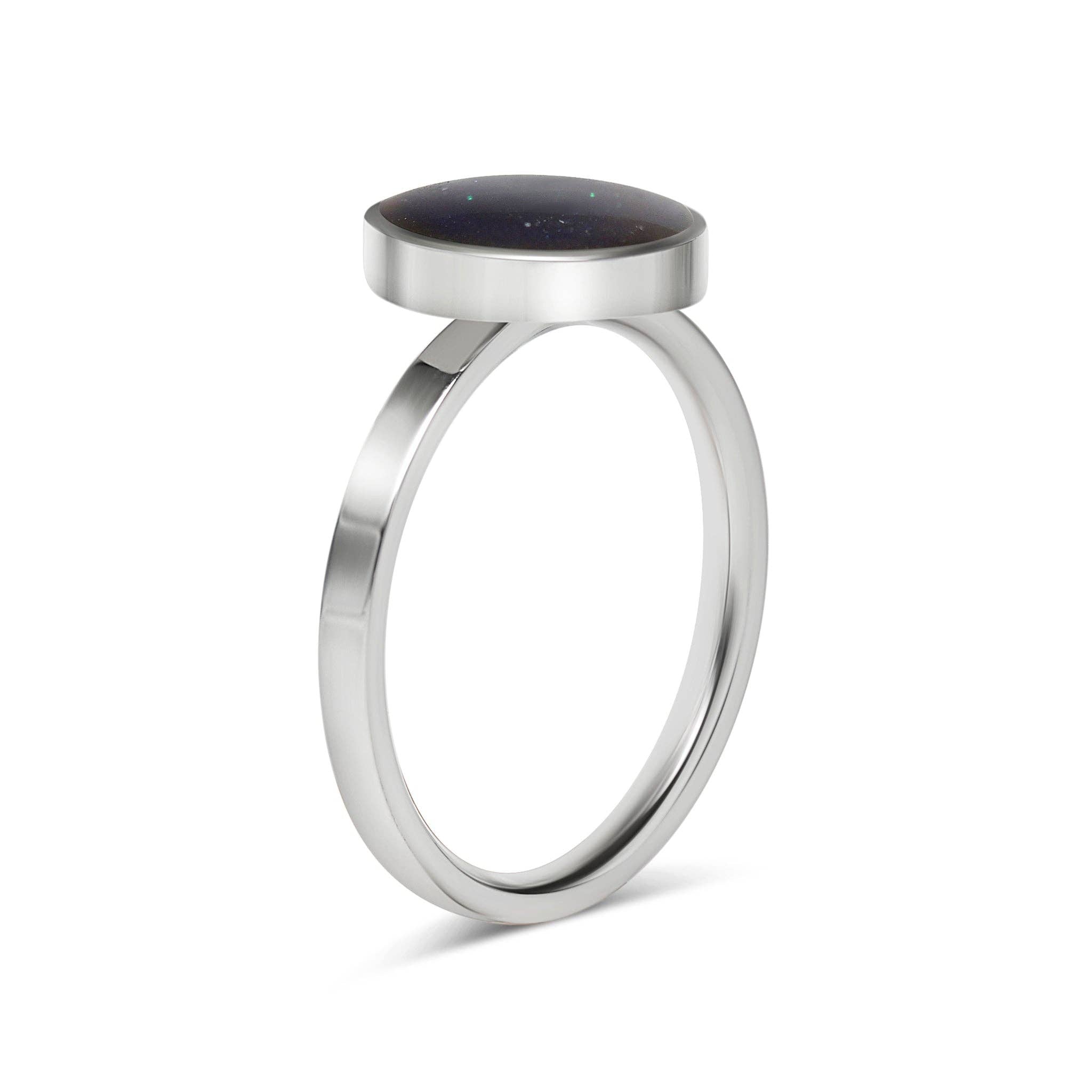 Anillo de humor de acero inoxidable: 7