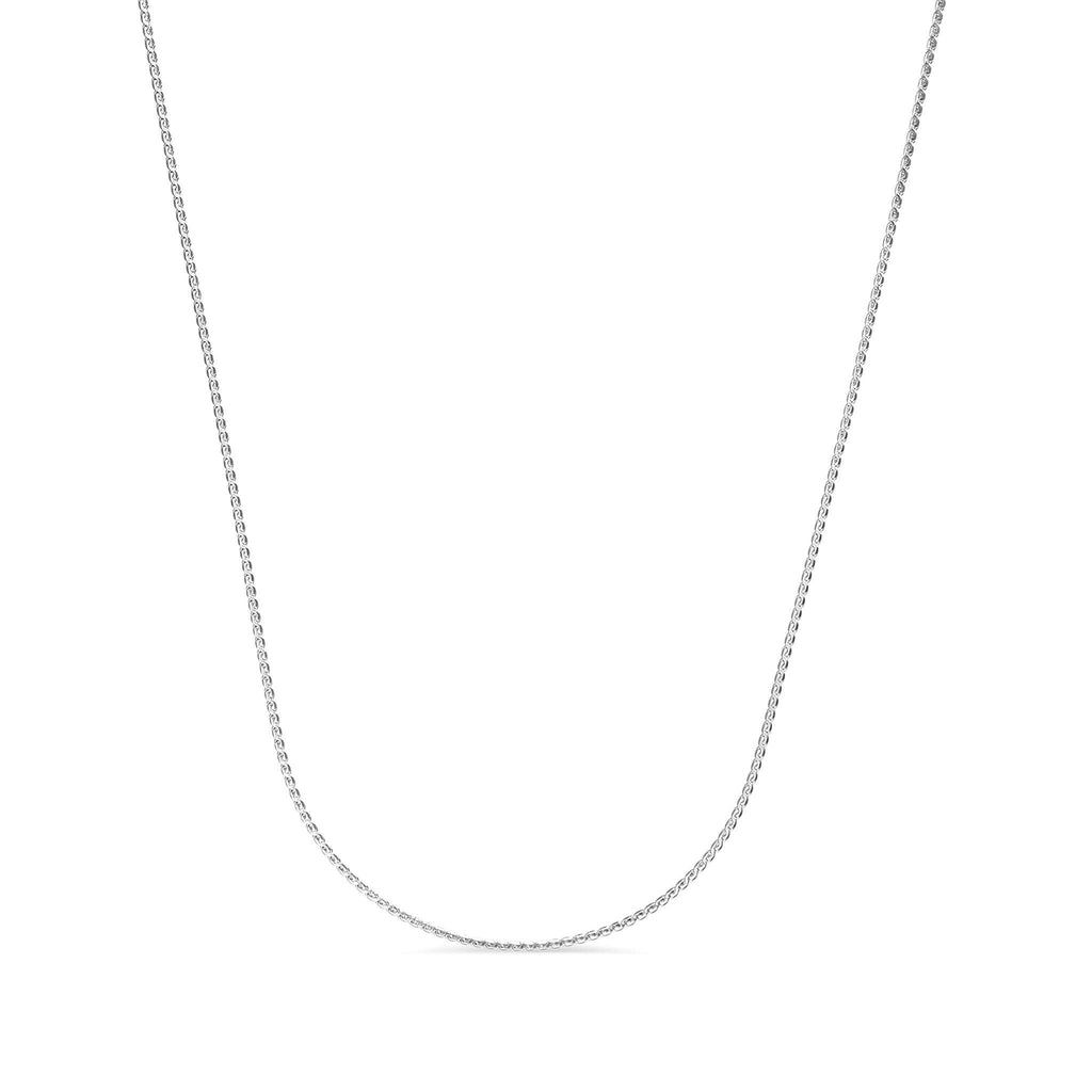 Collar cadena serpentina de acero inoxidable con PVD de oro 18K: Acero inoxidable / 20+2"