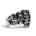 Anillo de puño de acero inoxidable para motociclistas: 12