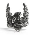 Anillo de águila voladora de acero inoxidable: 10