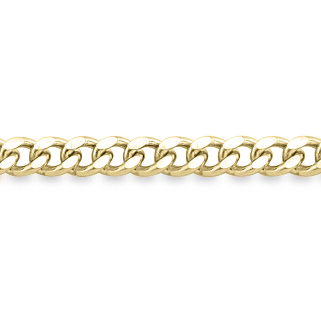 Cadena de eslabones de acero inoxidable con corte de diamante de 2,5 mm, por pie: Acero inoxidable