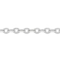 Cadena ovalada de acero inoxidable de 2 mm por pie: Acero inoxidable