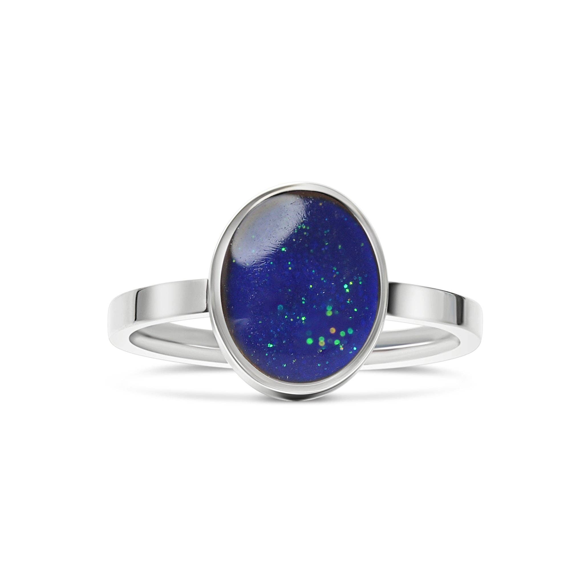 Anillo de humor de acero inoxidable: 7