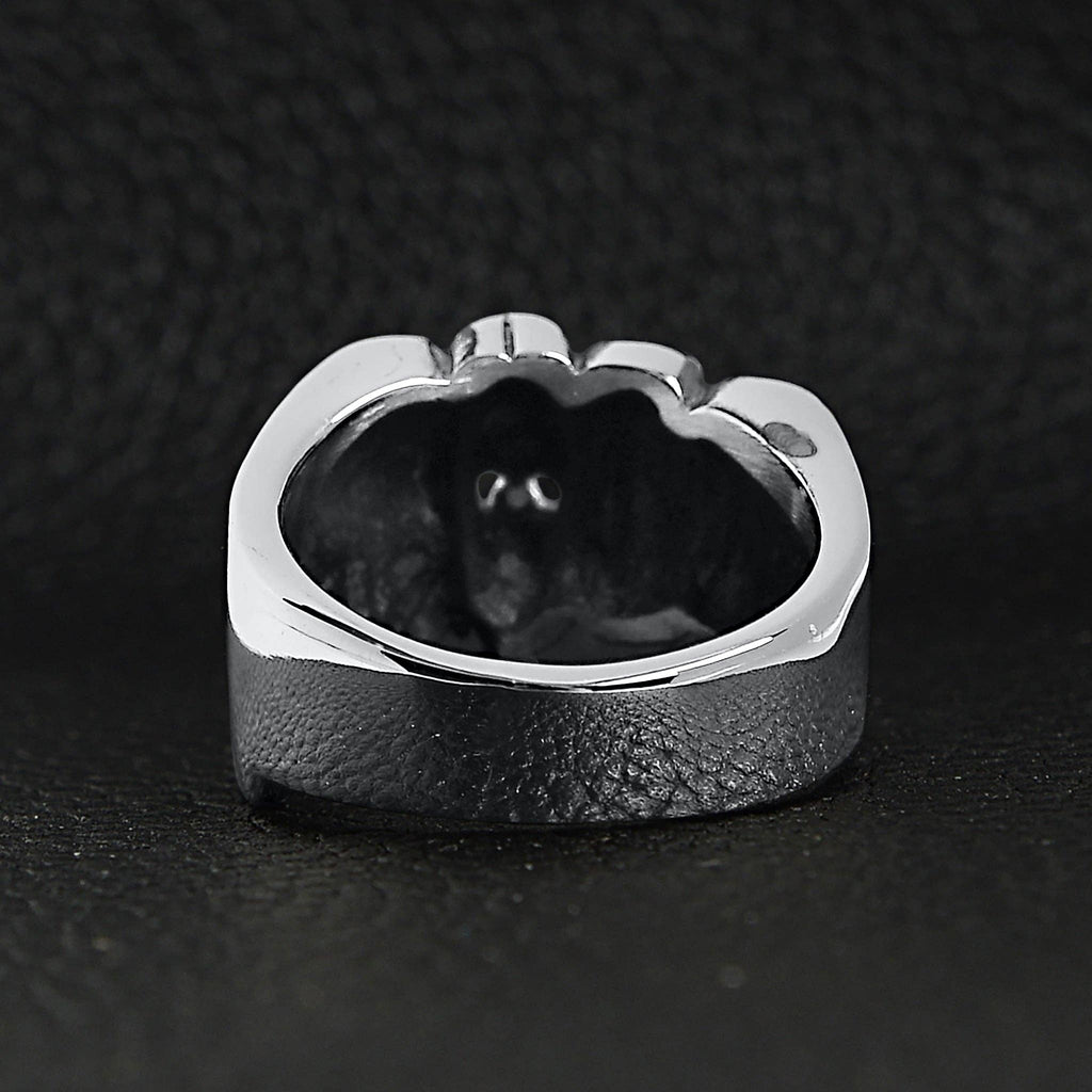 Anillo de puño de acero inoxidable para motociclistas: 12
