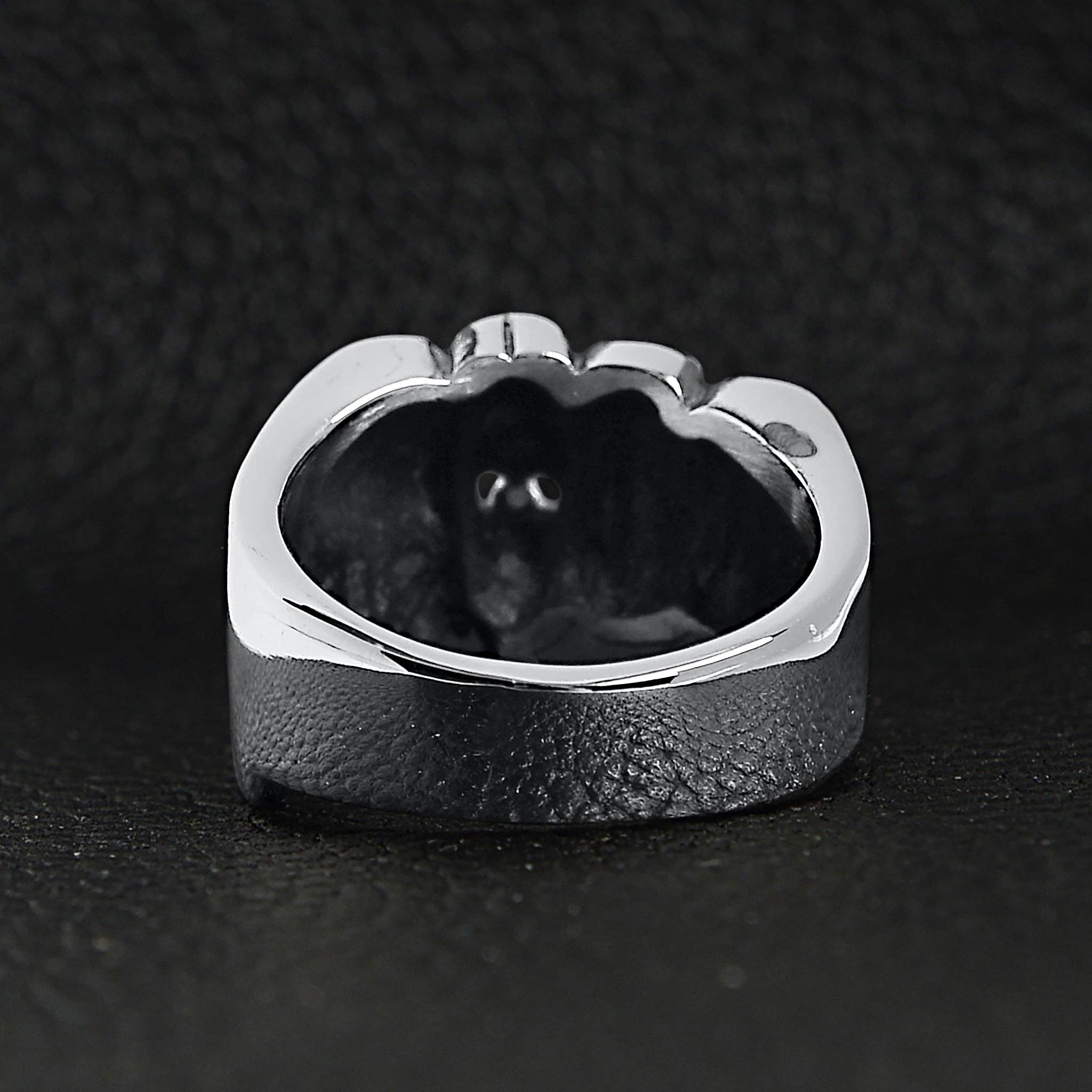 Anillo de puño de acero inoxidable para motociclistas: 12