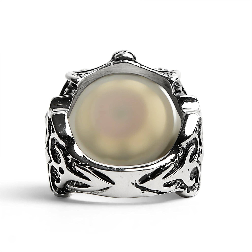 Anillo Gótico con Garra y Ojo Marrón: 13
