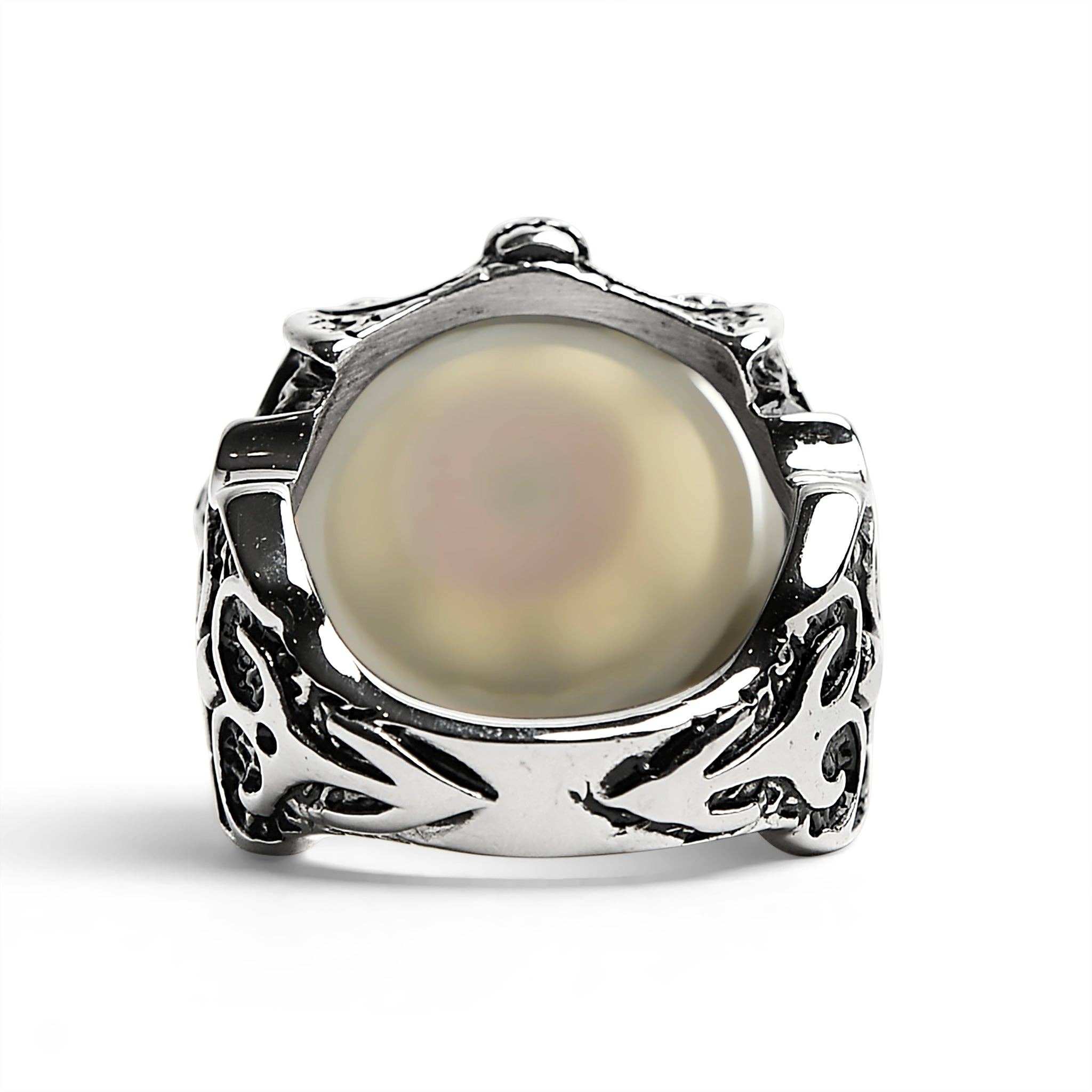 Anillo Gótico con Garra y Ojo Marrón: 13